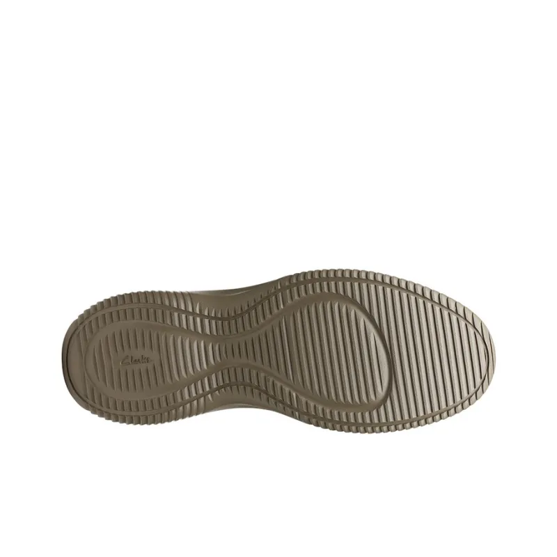 Clarks Casual Leather Shoes Men's Dark Brown-4