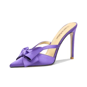 Lily Wei Wisteria Dream Series Wrap-toe Slippers Women's Purple