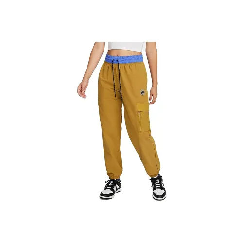 Nike Knitted Sweatpants Women's Yellow