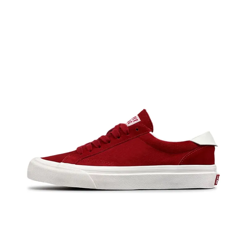 LuzaoT SUPER DRAG Skateboard Shoes Unisex Low Top Dirty Orange/Sea Blue/True Red/Forest Green/Burgundy/Taro Purple-12