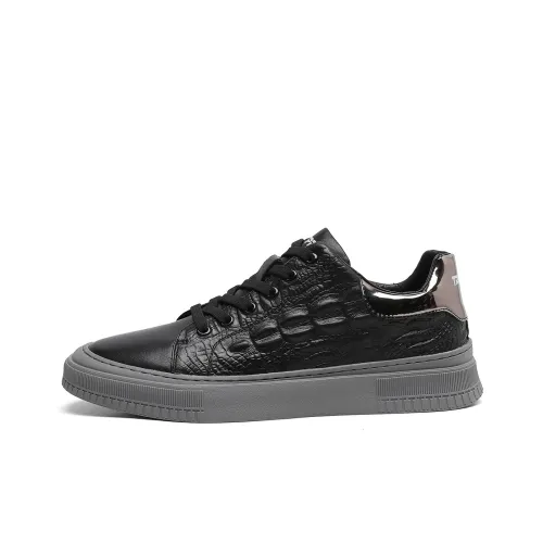 TRUMPPIPE Stylish Skateboarding Shoes Men's Black