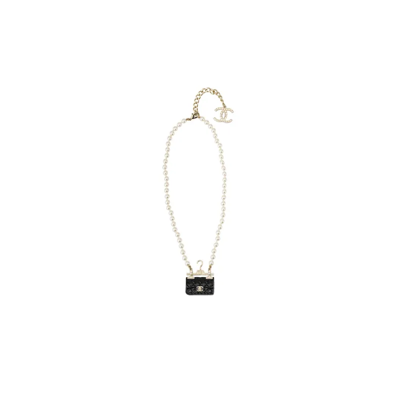 CHANEL 2010s Statement pendant Necklace-2