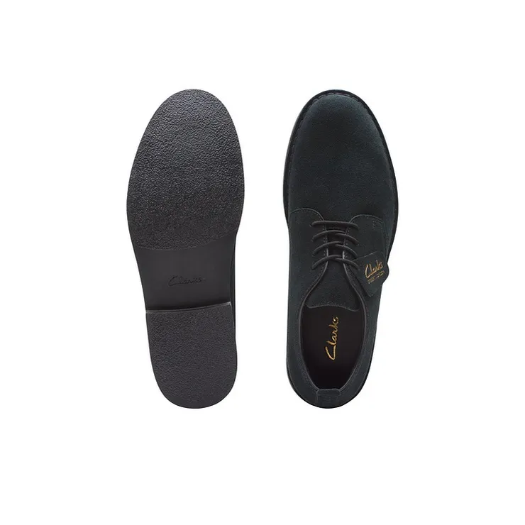 Clarks Casual Leather Shoes Men's Black-3