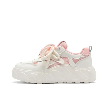C°BANNER Platform Shoes Women's Beige Pink