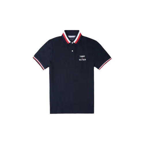 Tommy Hilfiger Polo Shirts Men Navy Blue