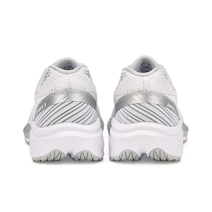DO WIN Three Generations Of God Of War Low Top Running Shoes Unisex White Silver-2