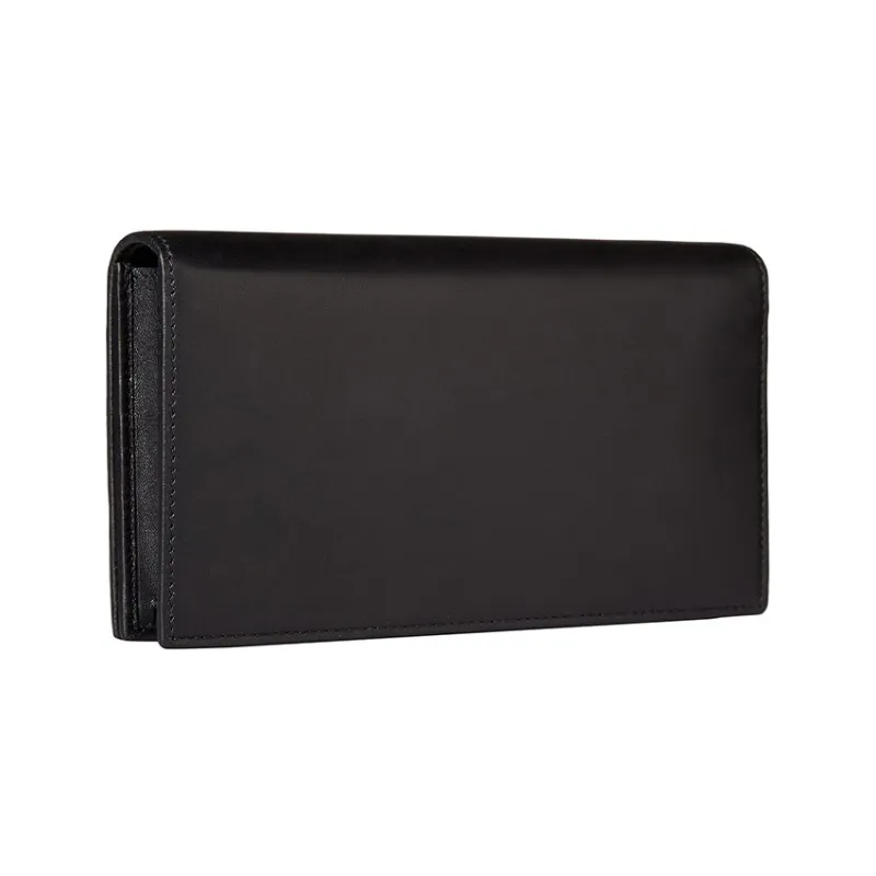GUCCI Leather One Shoulder Crossbody Clutches Women's Black-2
