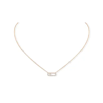 MESSIKA Rose Gold With Diamond Necklaces Women's
