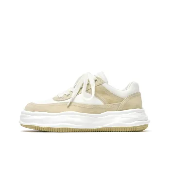 BEAU Stylish Skateboarding Shoes Women's Ecru Apricot