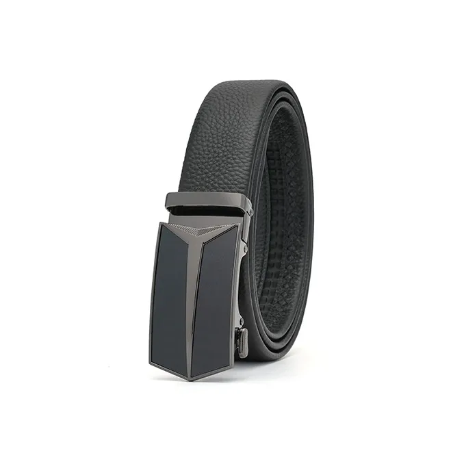 FREE RABBITⅡ Automatic Buckle Belt For Business Casual Top Grain Cow Leather Leather Belts Men's-2