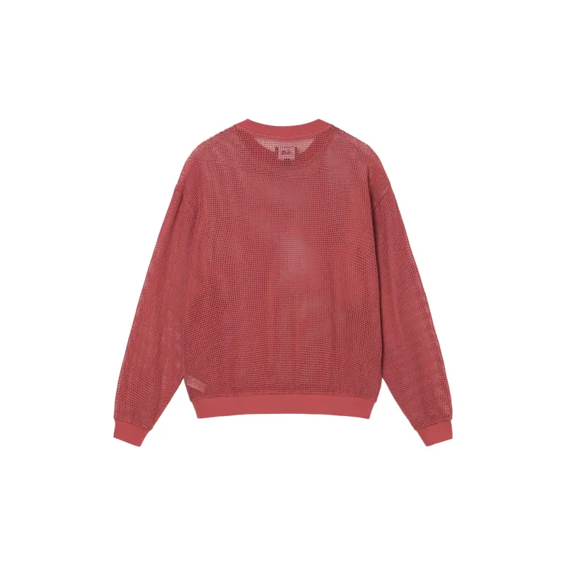Stussy Cotton Mesh Long Sleeve Crew Top-29