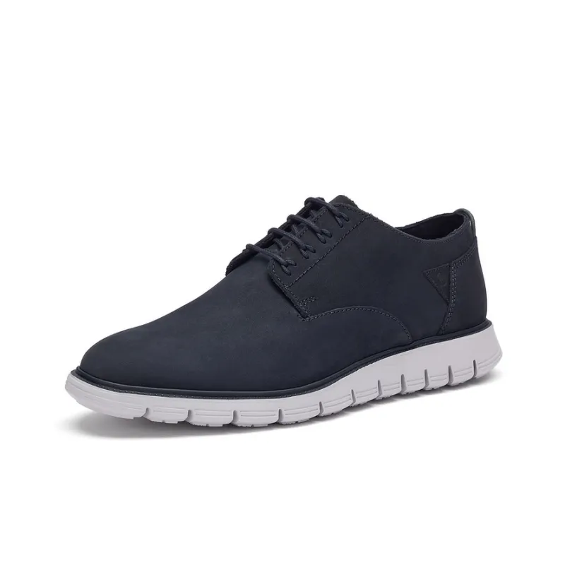 Clarks Casual Leather Shoes Men's Marine Blue-1