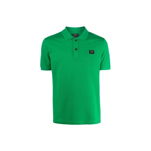 Paul & Shark Polo Shirts Men Green