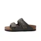 Army Green Suede/Dark Gray Waxed Leather
