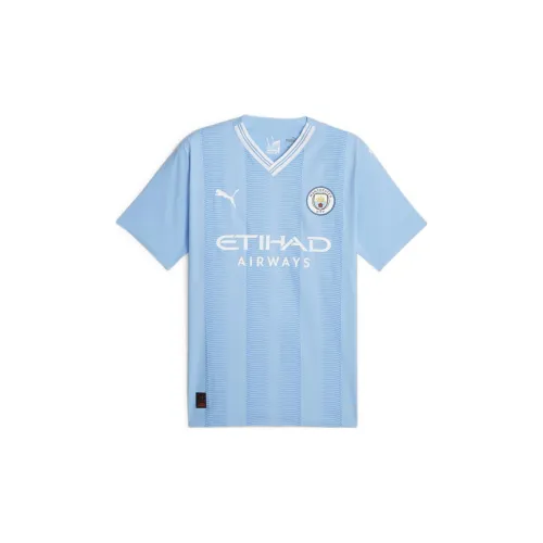 PUMA Manchester City's Home Jersey Collection Soccer Jerseys Men Blue