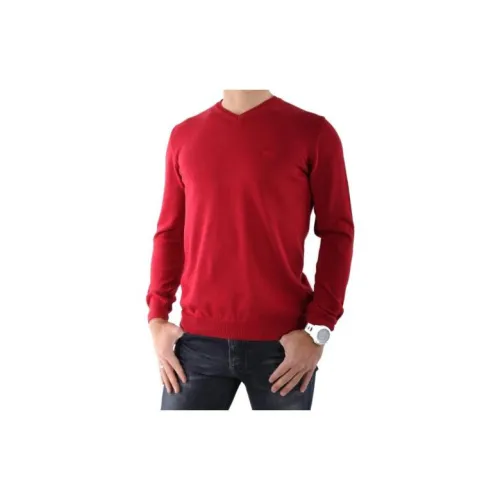 HUGO BOSS Sweaters Men Red