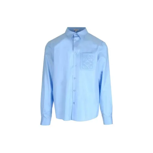 LOEWE Shirts Men Blue