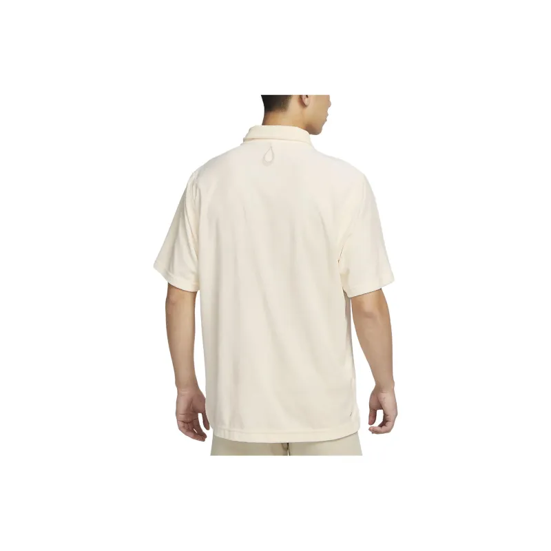 Nike Sportswear Polo Shirt Men's Light Ivory White-1