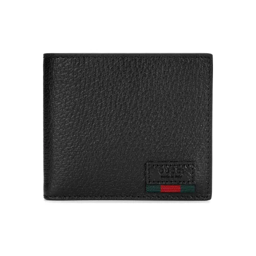 gucci Zumi Leather Wallet Men's Black