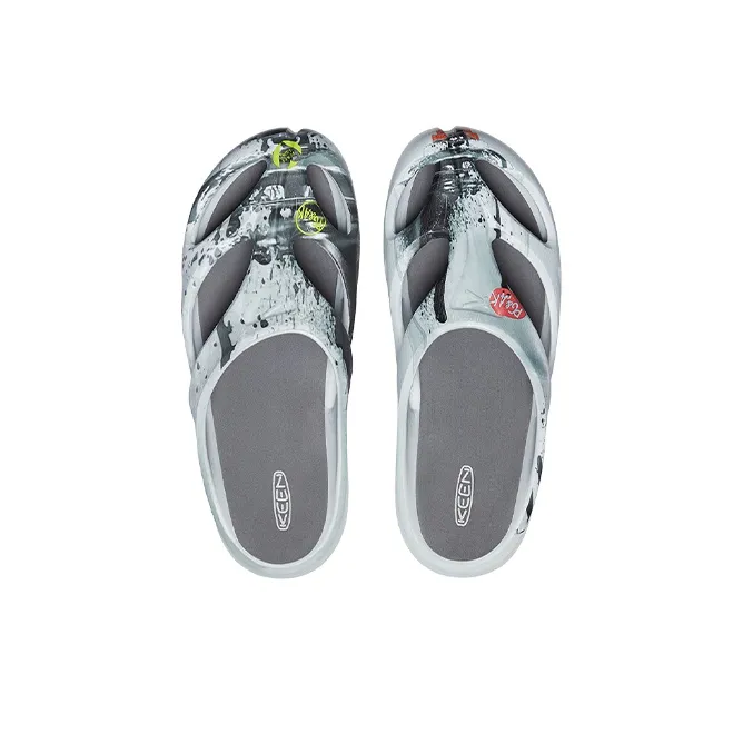 KEEN Shanti Arts Beach Sandals Men's White Black-3