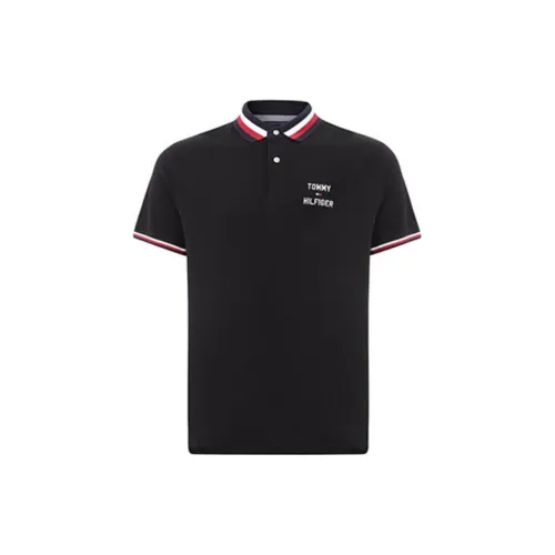 Tommy Hilfiger Polo Shirts Men Black