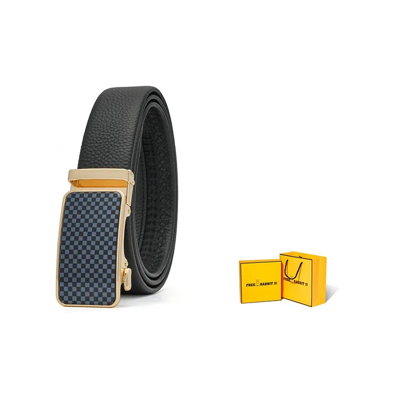 FREE RABBITⅡ Youth And Adult Belt Automatic Buckle Leather Belts Men's-3