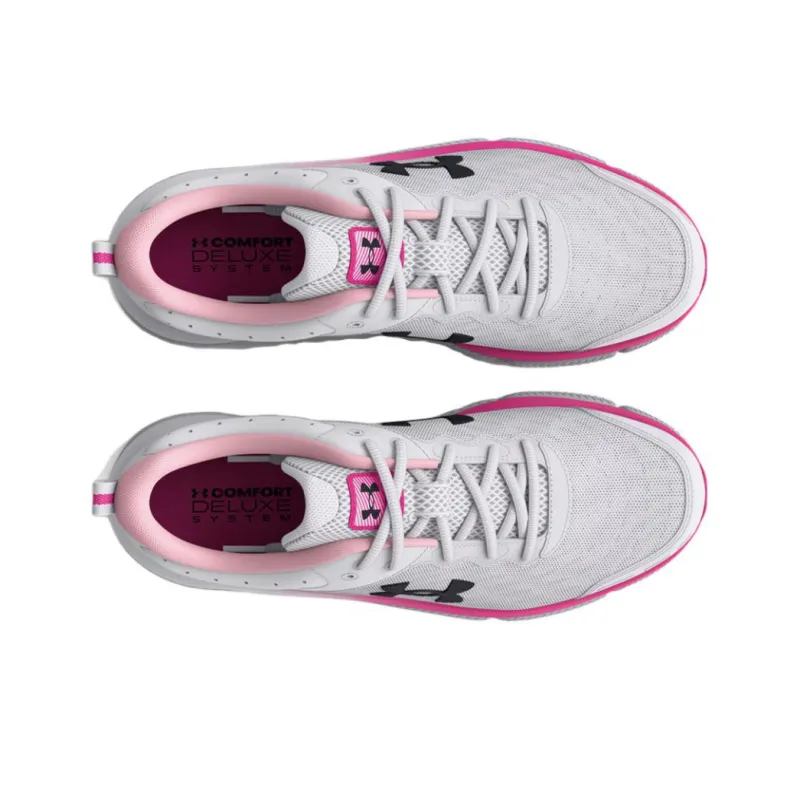 Under Armour Charged Assert 10 'White Rebel Pink' Women's-3