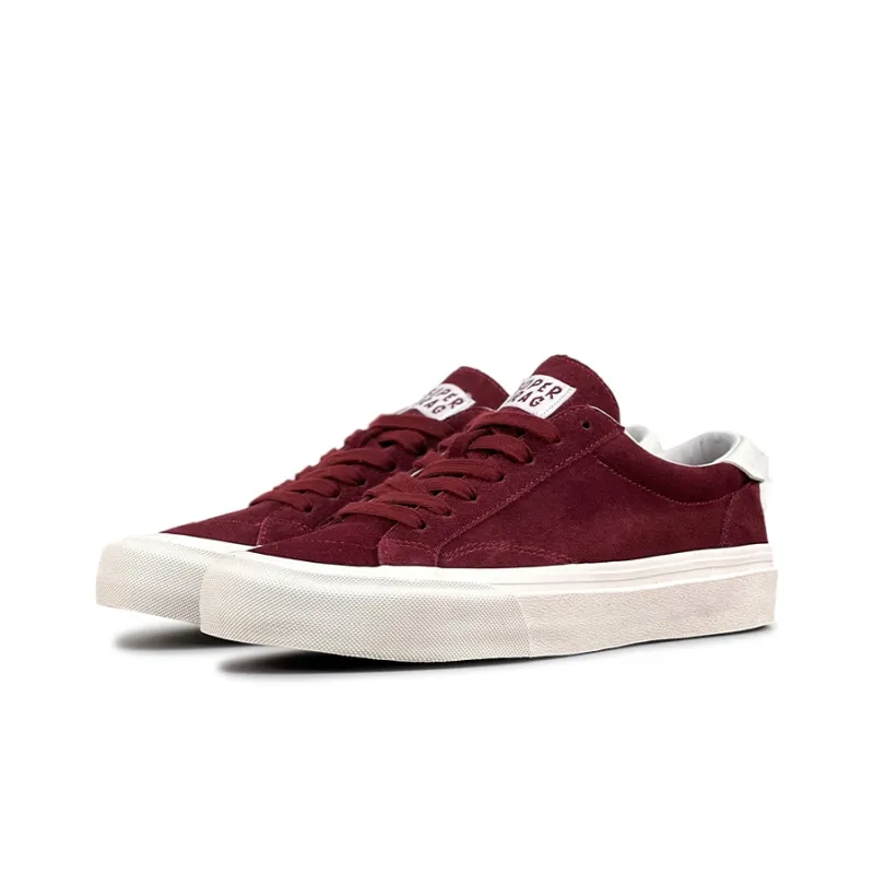 LuzaoT SUPER DRAG Skateboard Shoes Unisex Low Top Dirty Orange/Sea Blue/True Red/Forest Green/Burgundy/Taro Purple-26