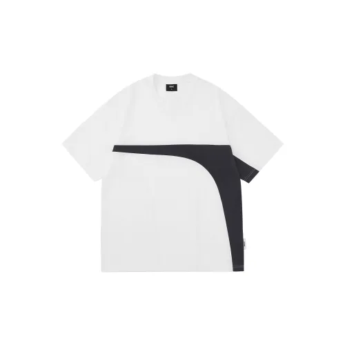 PCLP 2023 Spring Summer Broken Mirror T-Shirts Unisex White