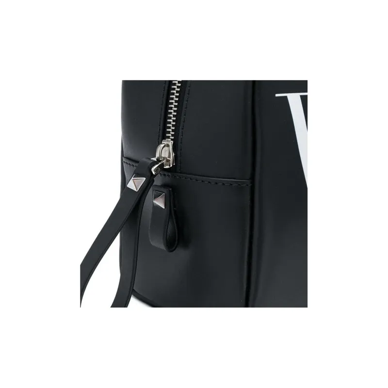 Valentino Cow Leather Makeup Bag, Storage Bag, Clutch Regular Women's Black-2