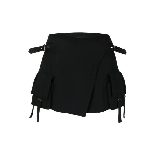 DION LEE Casual Short Skirts Women's Black