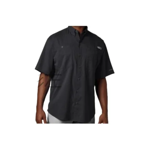 Columbia PFG Tamiami Shirts Men Black