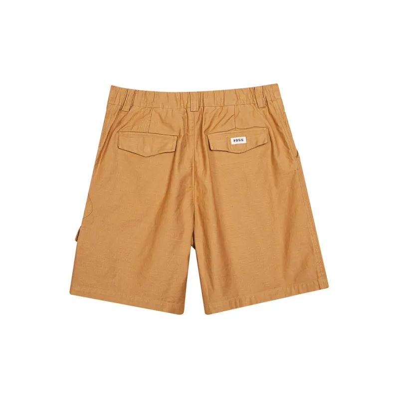 FOSS Cargo Shorts Unisex Tan-1