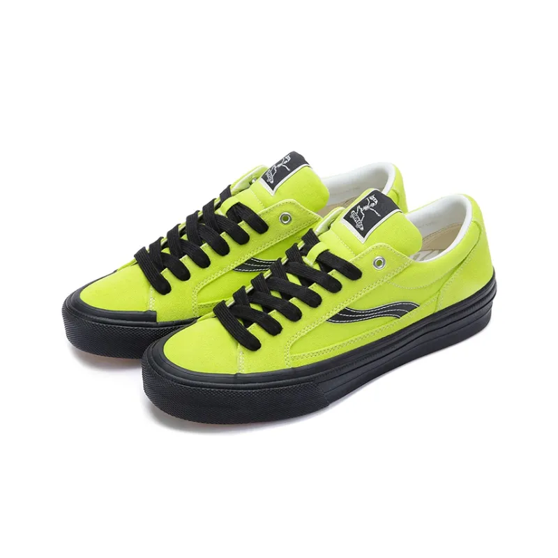 OddCIRKUS Astley Neon Balance Abrasion Resistant Slip Resistant Low Top Skateboard Shoes Unisex Lemon-2