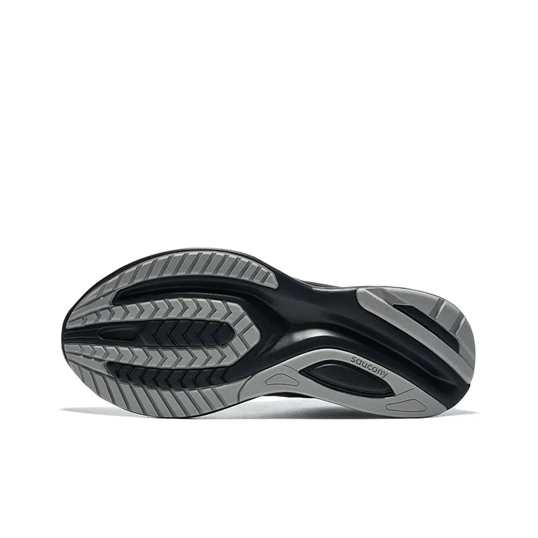 Saucony Guide 16 Anti Slip Wear Resistant Low Top Training Running Shoes Men's Gray Black-4