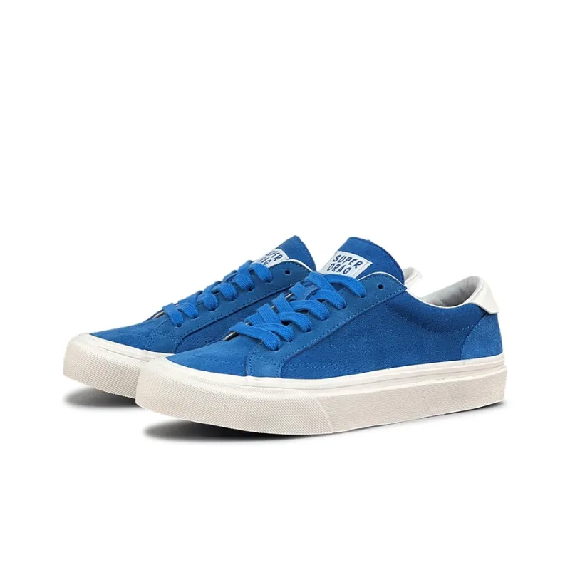 LuzaoT SUPER DRAG Skateboard Shoes Unisex Low Top Dirty Orange/Sea Blue/True Red/Forest Green/Burgundy/Taro Purple-8