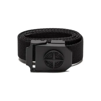 STONE ISLAND Belt Men's Black Width: 3.5cm