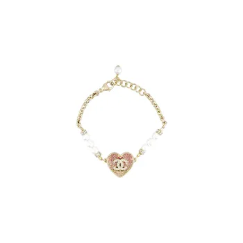 CHANEL Metal Bracelets Women's Pink