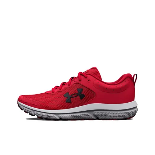 Under Armour Charged Assert 10 Running Shoes Men Low-Top Red/Black