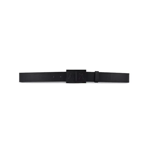 ARMANI EXCHANGE Leather Belts Men Black