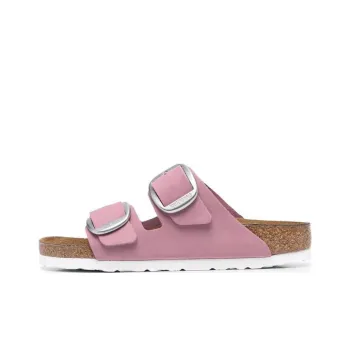 Birkenstock Rubber Sole Abrasion Resistant Slide Slippers Unisex Pink