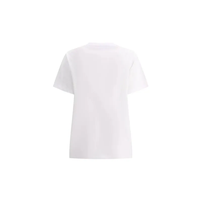 GANNI Future Cat print Cotton T shirt-1