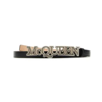 Alexander McQueen Logo Plaque Belt