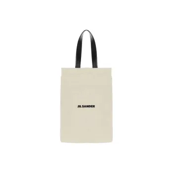 JIL SANDER Canvas Shoulder Bag, Handbag Regular Women's Beige