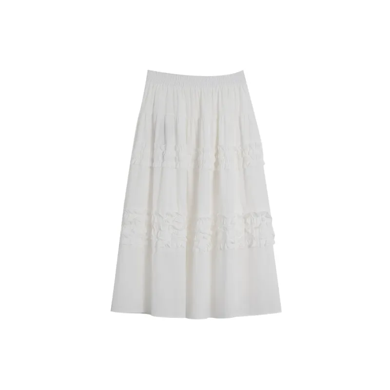 SETIROM Casual Long Skirt Women's-1