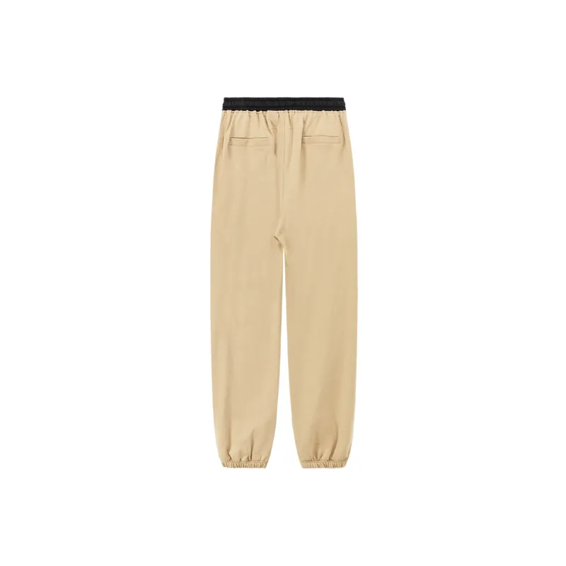 NO ONE ELSE Casual Pants Unisex Khaki-1