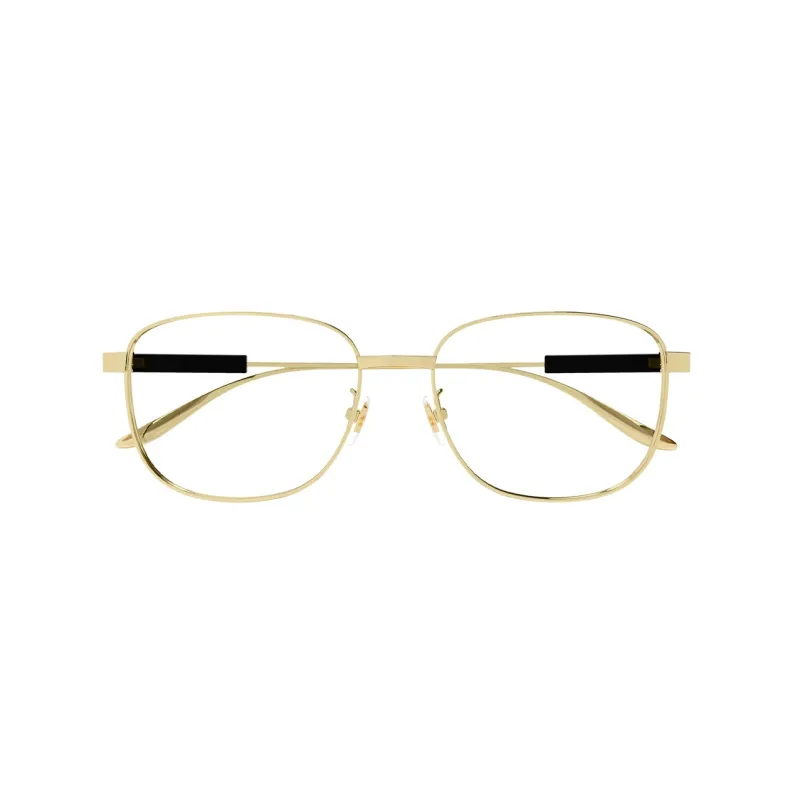 GUCCI Eyewear Logo debossed Rectangle frame Glasses-1
