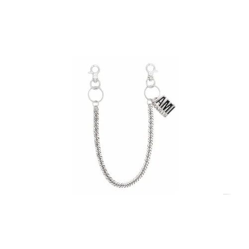 AMI Paris Logo-charm Chain Keyring