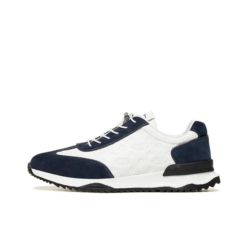 VICKI BROWN Casual Shoes Men Low Top White Blue/White Gray-0
