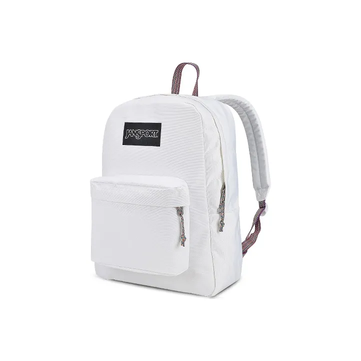JanSport Fabric Laptop Backpack Medium Size Unisex Milk White-1